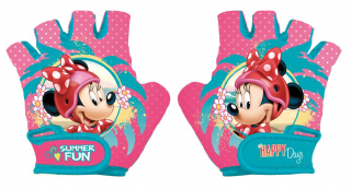 Rękawiczki rowerowe dziecięce MYSZKA MINNIE Disney