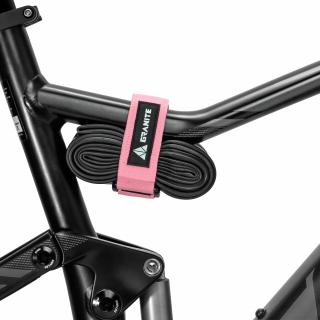 Taśma mocująca na rzep GRANITE Rockband Mountain Bike Frame Carrier Strap różowa