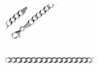 Elegancki srebrny klasyczny męski łańcuch pancerka pancer 3mm srebro 925