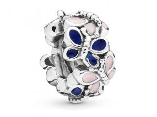 Rodowany srebrny charms do pandora motylek butterfly srebro 925