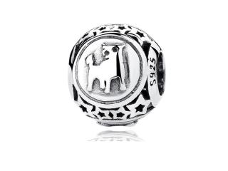 Rodowany srebrny charms do pandora znak zodiaku byk srebro 925