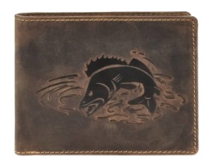 PORTFEL POZIOM WĘDKARSKI SANDACZ VINTAGE SKÓRA GREENBURRY 1705-ZANDER-25