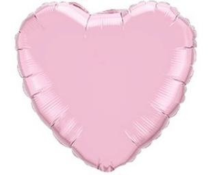 Balon foliowy serce matowe różowe