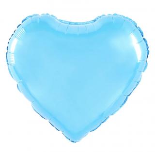 Balon foliowy SERCE niebieskie 18"