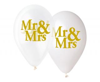 Balony na ślub z nadrukiem Mr  13 cali, 5