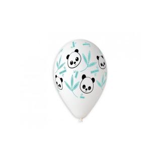 Balony Premium Panda i Bambus 33 cm 5 szt