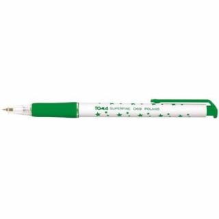 Długopis automatyczny Toma gwiazdki  zielony