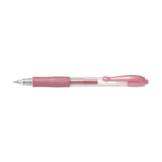Długopis żelowy Pilot G2, metallic M, różowy