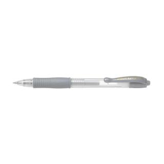 Długopis żelowy Pilot G2, metallic M, srebro