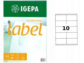 Etykiety IGEPA 105x57 (10) op.100