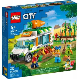 Klocki LEGO City 60345 Furgonetka na targu