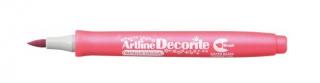 Marker brushpen Artline decorite, róż metalic