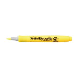 Marker brushpen Artline decorite, żółty