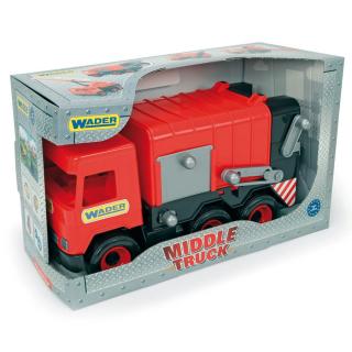 Middle Truck Śmieciarka Czerwona