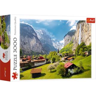 Puzzle 3000 Trefl  Lauterbrunnen - Szwajcaria
