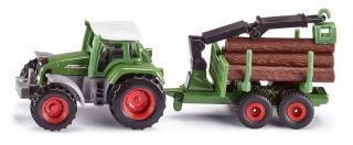 Siku 16 - Traktor z leśną przyczepą S1645