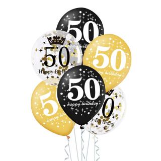 Zestaw balonów na 50 urodziny
