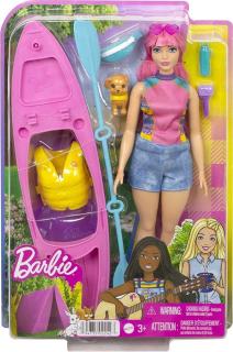 Zestaw Kemping Daisy Lalka + kajak - Barbie -