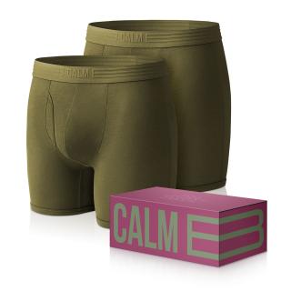 BOKSERKI CIEMNOZIELONE 2-PACK [Opakowanie świąteczne] XL