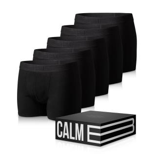 Krótkie bokserki czarne 5-pack L