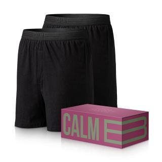 Luźne bokserki czarne 2-pack [Opakowanie świąteczne] XL