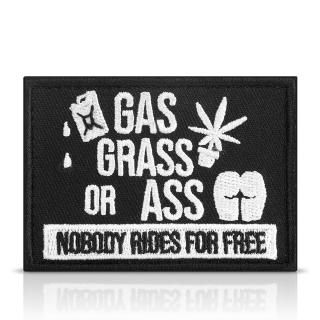 NASZYWKA NA RZEP Velcro Gas Grass Ass