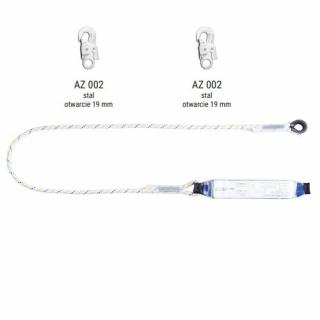 AW170/LB101 - Amortyzator bezpieczeństwa z linką i zatrzaśnikami AZ002, AZ002