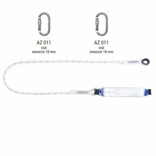 AW170/LB101 - Amortyzator bezpieczeństwa z linką i zatrzaśnikami AZ011, AZ011