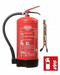 GAŚNICA DOMOWA PIANOWA 9L AB 1000V BHP + Znak gaśnica