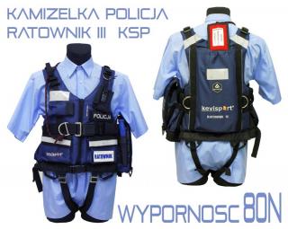 Kamizelka asekuracyjna RATOWNIK III POLICJA KSP80N PRS