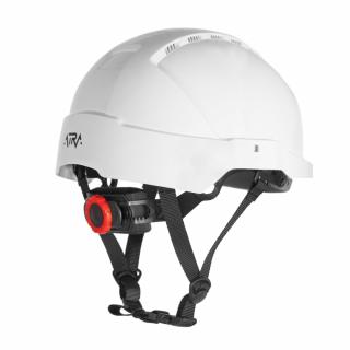 Kask hełm ochronny przemysłowy roboczy biały PROTEKT ATRA 10V