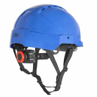 Kask hełm ochronny przemysłowy roboczy niebieski PROTEKT ATRA 10V