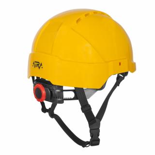Kask hełm ochronny przemysłowy roboczy żółty PROTEKT ATRA 10V