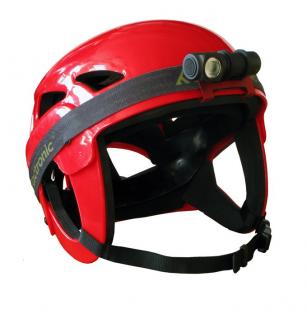 KASK RATOWNIK KSP RED Z LAMPĄ ALU240lm H2off