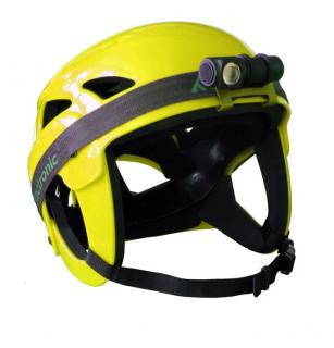 KASK RATOWNIK KSP YELLOW Z LAMPĄ ALU240lm H2off