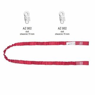 LA 101 - Linka amortyzująca z zatrzaśnikami AZ002, AZ002 - dł. 1.2 m