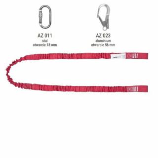 LA 101 - Linka amortyzująca z zatrzaśnikami AZ011, AZ023 - dł. 1.2 m