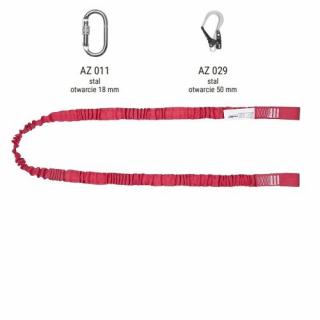 LA 101 - Linka amortyzująca z zatrzaśnikami AZ011, AZ029 - dł. 1.2 m