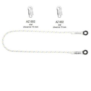 LB 101 - Linka bezpieczeństwa z zatrzaśnikami AZ002, AZ002 - dł. 1.9 m