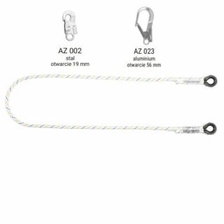 LB 101 - Linka bezpieczeństwa z zatrzaśnikami AZ002, AZ023 - dł. 1.4 m