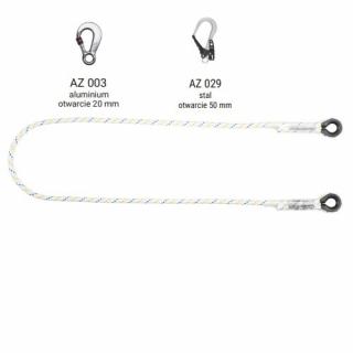 LB 101 - Linka bezpieczeństwa z zatrzaśnikami AZ003, AZ029 - dł. 1.9 m