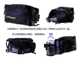 OVERBOARD - NERKA 4L- Saszetka wodoszczelna Pro-Light Waist Pack BLACK 081164_BL