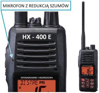 Radio YAESU VERTEX VHF HX-400E 5W, IPX8, Distress, CTCSS, DCS, Pleasure, NOAA, ATIS, Dual Watch