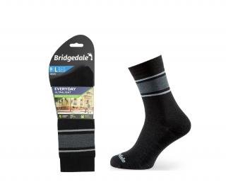 Skarpety Bridgedale EVERYDAY UL END black/gry M