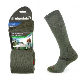 Skarpety Bridgedale EXPLORER HW END KNEE oliv M