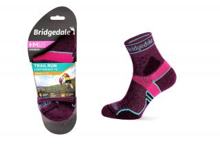 Skarpety Bridgedale LW T2 MERINO 3/4 LD damson M