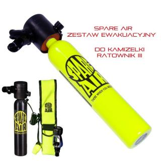 SpareAir ZESTAW EWAKUACYJNY dedykowany do kamizelki RATOWNIK III