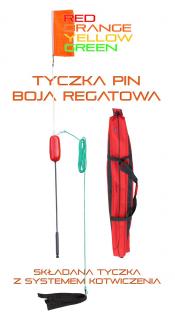 TYCZKA PIN / BOJA REGATOWA / POLE / RACE BUOY