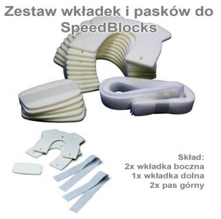 Unieruchomienie SpeedBlocks - zestaw wkładek i pasków
