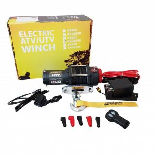 Wyciągarka samochodowa Kangaroowinch K4000SR 12V z liną syntetyczną ze sterowaniem bezprzewodowym